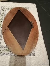 Dobové zrcadlo oválné 42x26 cm - 3