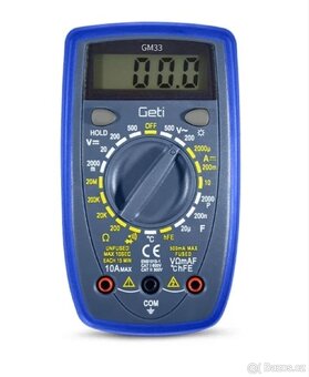 Prodám nový multimetr Geti GM33B - 3