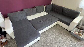 Rozkládací sedací souprava tvaru U - 3
