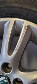 Disky Škoda/VW/Seat 6 1/2 Jx16H2 ET43 5x112 vč. pneu - 3