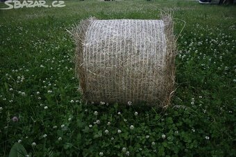 Prodám malé kulaté balíky sena - 3