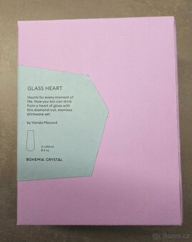 Crystalex GLASS HEART sklenice na prosecco 250 ml - 3