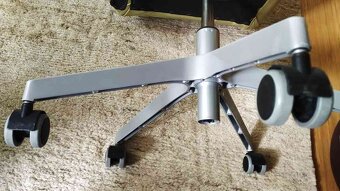 Kancelářská židle IKEA + potaženo kůží (olivově zelená) - 3