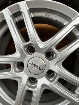 16” Sada alu kol + zánovní letní pneu - 3