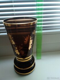 Prodám skleněné vázy retro za 200 Kč - 3