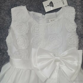 Bílé šaty vel. 120 - 3
