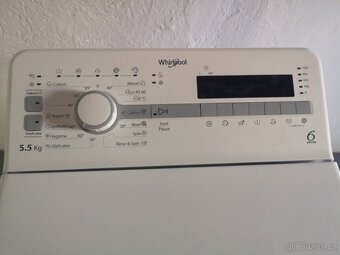A++ moderní 5,5kg pračka Whirlpool displej DOPRAVA - 3