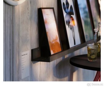 Police IKEA 55cm černá 3ks - 3