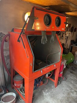 Pískovací box + kompresor Atmos - 3