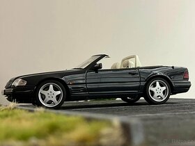 1:18 Mercedes-Benz SL600 (1997) Black - AUTOart Millennium - 3