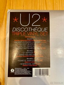 U2 - 3x12” Maxi Single - DISCOTHEQUE Remixes + poster - Rare - 3