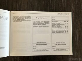 Škoda, Servisní kniha, čistá. - 3