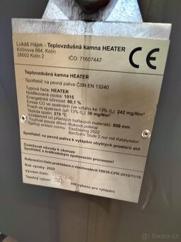 Prodam horkovzdusna kamna 30kw - 3