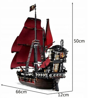Stavebnice typu Lego- Piráti z Karibiku Pomsta královny Anny - 3