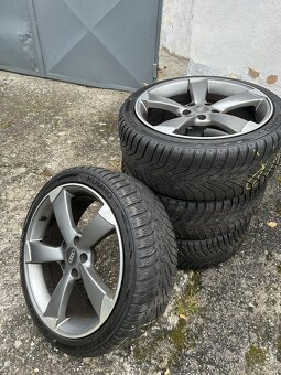 Alu kola R18 5x112 Audi + zimní pneu 225/40/18 - zamluveno - 3