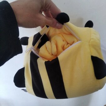 Plyšák - polštářek - včelka - 3