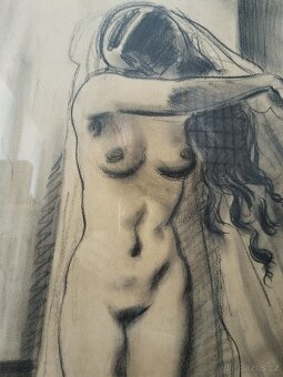 obraz DÍVČÍ AKT, sign. Jaroslav Štika 1933 - 3