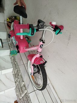 Dětské kolo btwin z Decathlonu s jednorožcem - 3