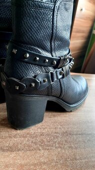 Dámské, černé,zimní boty,vel.40 - 3