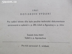 Traktorový nesený žací stroj /pouze kopie - 3