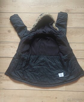 Dívčí bunda/parka vel. 146/152 - 3