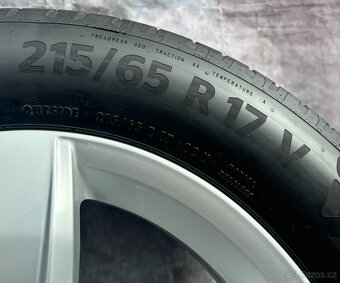 Originální Alu kola 5x112 VW Tiguan 215/65/17 letní TPMS - 3