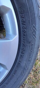 Alu kola + pneu - SKVĚLÝ STAV (Opel InsigniaA) - 3