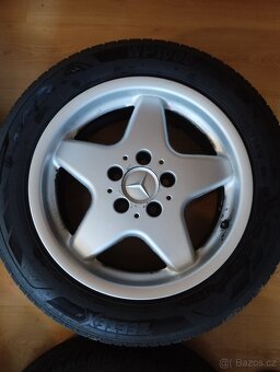 alu kola 5x112 Mercedes + pneu zimní R16 205/60 - 3