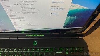 Herní notebook Alienware i7 (vhodný jako stolní PC) - 3