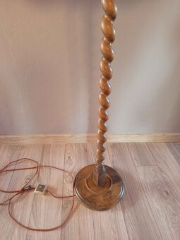 Starozitna drevena lampa - 3