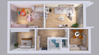Družstevní byt 3+1 s lodžií, Trutnov - Pampelišková, BD TILI - 3