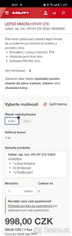 Chemická kotva Hilti HIT-HY 270...8 kusů - 3