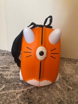 Dětský kufr - odrážedlo - Trunki s kolečky tygr - 3