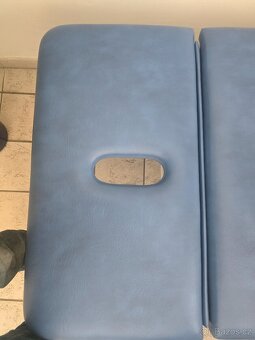 Elektrické Masážní lehátko 1 motor modré fyzio akce - 3