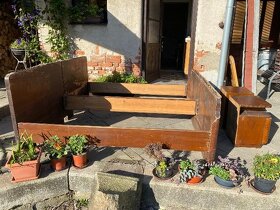 manželská postel + noční stolky - 3