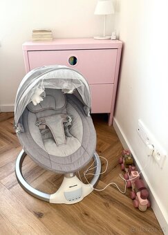 Elektrická houpačka a lehátko Mama Kiddies Premium 2v1 s - 3