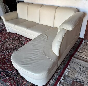 Kožená rohová sedačka, 5249 - 3