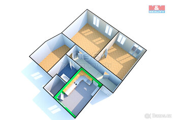 Prodej bytu 3+1, 120 m², Děčín, ul. Jungmannova - 3