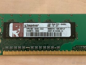 DDR2 paměť pro PC - 1GB 666MHz - 3