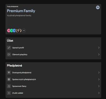 Oficiální Spotify Premium / měsíční platba - 3