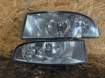 PŘEDNÍ MLHOVKY NÁRAZNÍKU ŠKODA OCTAVIA 2 FACELIFT - 3