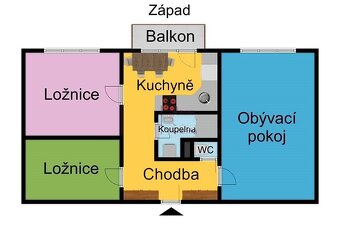 Pronájem bytu 3+1 v Jindřichově Hradci - 3