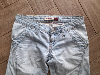 Světle modré džíny vel. S-M - 3