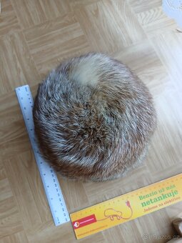 čepice, kůže, kožešina, liška, kulich, beranice - 3