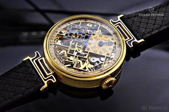 Exkluzivní starožitné skeletové hodinky OMEGA 1914 - 3