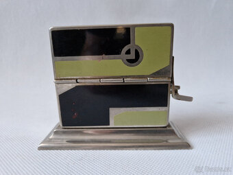 Starý dávkovač zásobník na cigarety geometrické Art Deco - 3