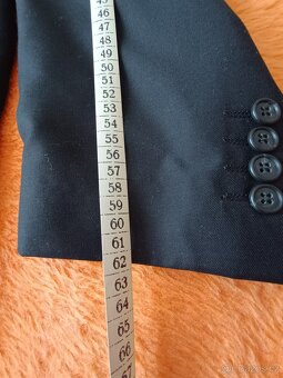 Pánský,černý oblek. - 3