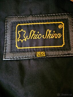 Pánský kožený kabát Shic skin vel.50 - 3