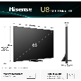 65" (163cm) Hisense 65U8QF - 3
