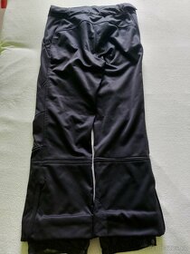 Dámské zimní černé zateplené kalhoty - 3